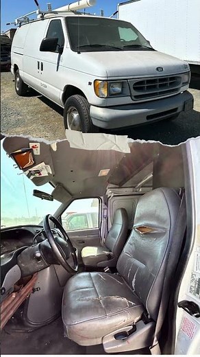 Surplus Liquidation Auction! Featured Lot 128: 1999 Ford Econoline E250 V8 Triton Van.