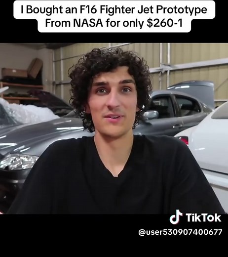 Bought F16 Fighter Jet Prototype From NASA for $260