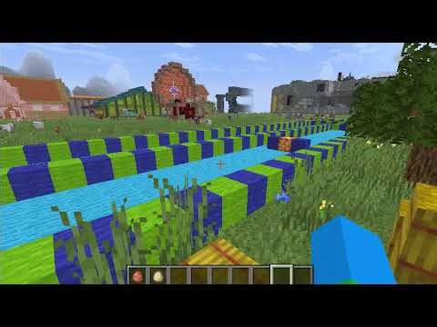 Minecraft into the forever world: new enderman head build/statue