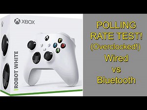Xbox Series S/X White Robot - OVERCLOCKING & POLLING RATE TEST (Wired vs Bluetooth)