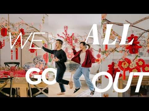 🧧 Using a branch for all my Lunar New Year Decor | Cozy decorating