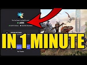 HOW to JOIN ARK DISCORD SERVER ✅PC & MOBILE✅