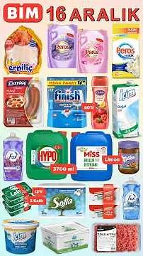 🛒 December 16 BİM Food and Cleaning Products 🔥 I reviewed the products coming to BİM one by one