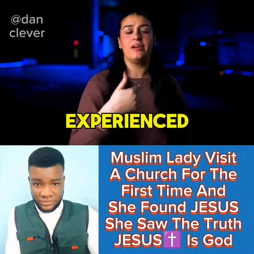 16K views · 492 reactions | Muslim Lady Visit Church For The First Time, And Finally Found The Truth She Found True Love  And Peace In JESUS She Saw JESUS CHRIST Is The Only True God And Only Way To Salvation Amazing Transformation Testimony From Darkness ☪️ To Light ✝️ No Salvation Outside JESUS ✝️ #Danclever #JesusisGod #Muslims #Muhammad #islam #jesussaves #Jesusthesaviour #jesuslovesyou | Danclever | Facebook