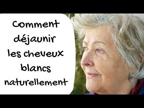 Comment déjaunir les cheveux blancs naturellement