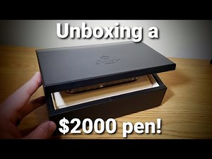 Pineider Matrix Fountain Pen: First Impressions of a Luxury Gold Nibbed Flex Pen