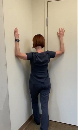 Occupational Therapy Exercises : Corner Stretch