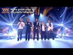 ONE DIRECTION (LIVE SEMI FINALS) 'Chasing Cars' - The X Factor 2010