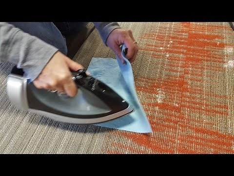 How to remove candle wax from carpet