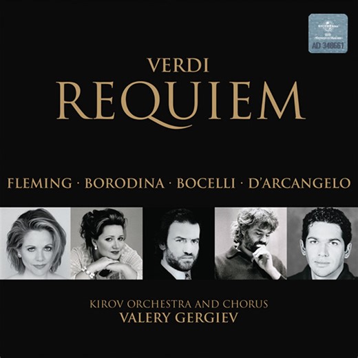 Verdi / Fleming, Borodina, Bocelli, D'Arcangelo, Kirov Orchestra And Chorus Conductor Gergiev - Requiem