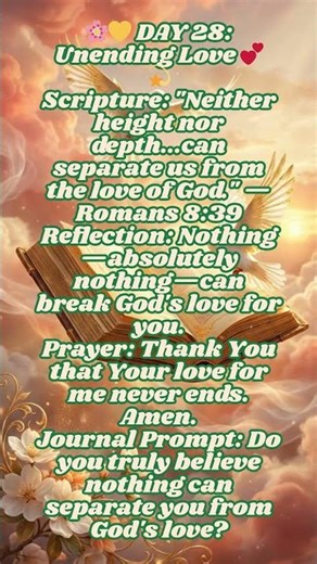 🌸💛 DAY 28: Unending Love 💕💫