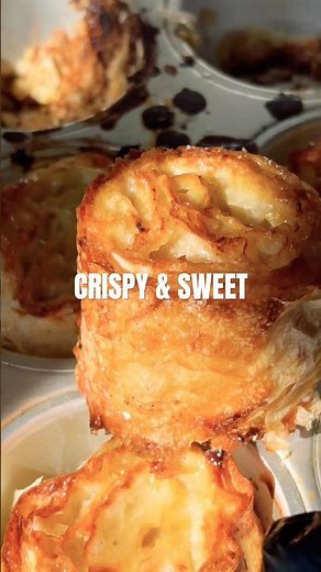 CRISPY PHYLLO ROLLS WITH SWEET FILLING