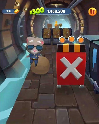 Talking Tom Gold Run Officer Tom Catch The Raccoon in Under Tunnel Funny Race Android Gameplay