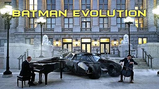 Where was Batman before battling Superman? Evolving. #BATMANvSUPERMAN Like The Piano Guys for more videos! | The Piano Guys