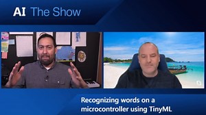 Recognizing words on a microcontroller using TinyML