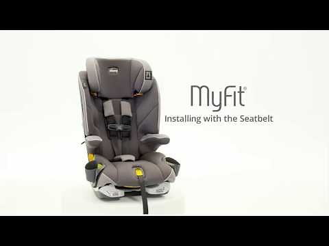 Chicco MyFit Harness+Booster - Installing with a vehicle seatbelt