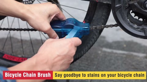 8 Pieces Precision Bicycle Cleaning Brush Tool Including Bike Chain Scrubber, suitable for Mountain, Road, City, Hybrid,BMX Bike and Folding Bike