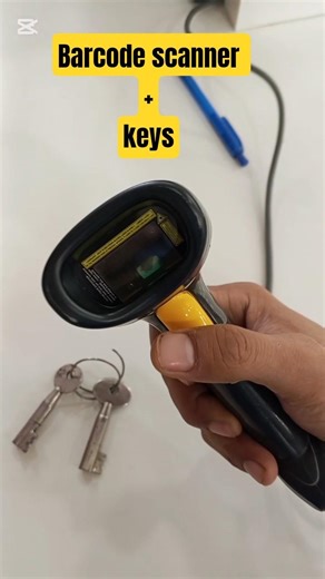 Barcode Scanner Light Experiment With Keys 🔴✨ (So Satisfying)