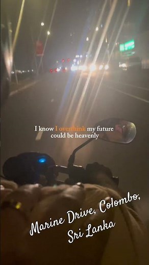 Marine Drive 🎆#colombo #srilanka #marinedrive #western #byke #rider #atnight #hapiness #life #time