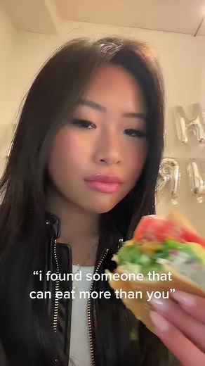 Asian Girl Eats More Than You: A Swallowing Challenge