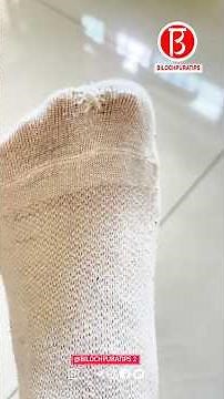 If your socks always get holes at the big toe, try this method—you can keep wearing