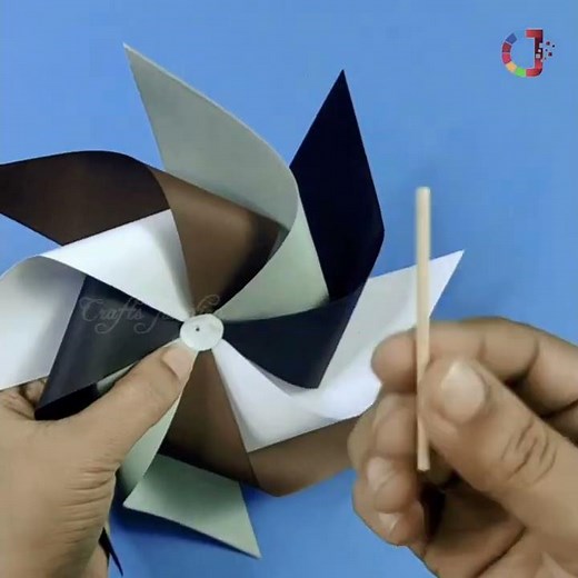 DIY Pin Wheel | Firki | Paper Craft | Crafts Junction