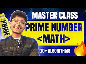 PRIME NUMBERS📝 Crash Course✅ | Sieve of Eratosthenes | Segmented Sieve | Prime Factorization