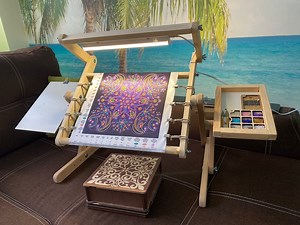 Embroidery Stand With Illumination, Embroidery Stand for Table and Sofa, Cross Stitch Stand - Etsy