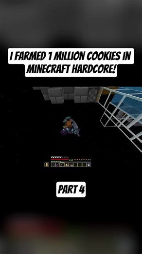 [4] I Farmed 1 MILLION COOKIES In Minecraft Hardcore! (Cred: ACookieGod) #fyp #foryourpage #Minecraft