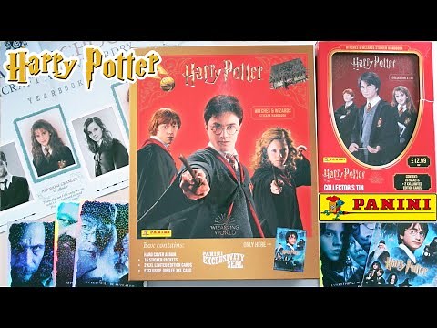 HARRY POTTER WITCHES AND WIZARDS STICKER HANDBOOK | PANINI STICKER UNBOXING AND REVIEW