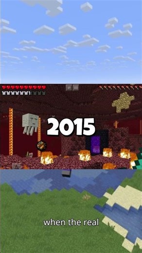 Minecraft Fake Nether😲#minecraft