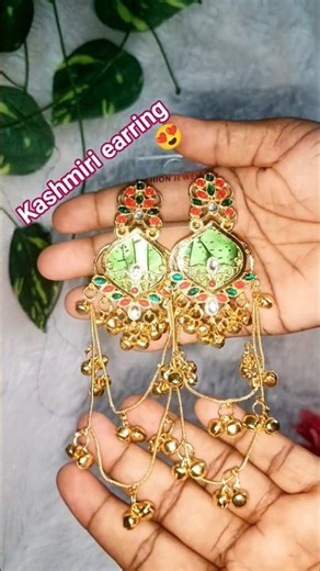 kashmiri earring 😍#earrings #unboxingvideo #youtubeshorts ‪@Meesho‬