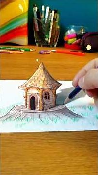 How to Draw 3D Drawing 😲💥 | illusion art | 3D Trick Art #shortvideo #funny