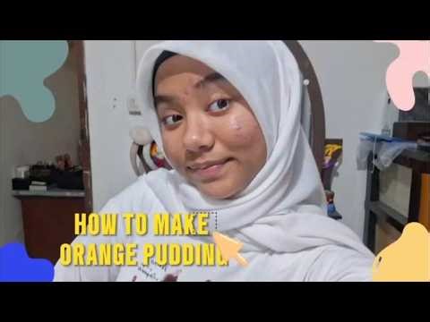 How to make orange pudding 🍊🍮