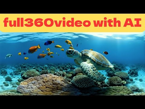 The 28th AI-generated 360-degree video is the Great Barrier Reef