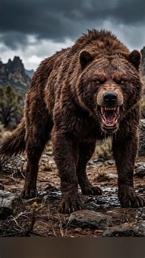 SABERTOOTH vs DIRE WOLF vs LION 🔥 | Ultimate Predator Battle #nature #shorts