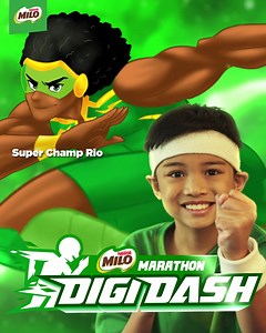 Are you ready to outrun MILO® Super Champ Rio? Get that MILO® nutritious energy going and play the NEW MILO® Marathon Digi Dash Game. Play it for free for a chance to win exciting prizes from MILO®! ⚡💚 Step 1: Play the MILO® Marathon DIGI DASH! Step 2: Post your dash on your feed using #MILODigiDash Step 3: Get a chance to win prizes! See website for full details: www.milo.com.ph/digi-dash | MILO® Philippines