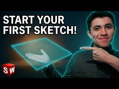How to Start a Sketch in SolidWorks (Beginner Tutorial)
