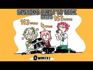 Fandoms react to TBHK (Hanako) . 2/4 . GI, TBHK, SxF, TDLOSK