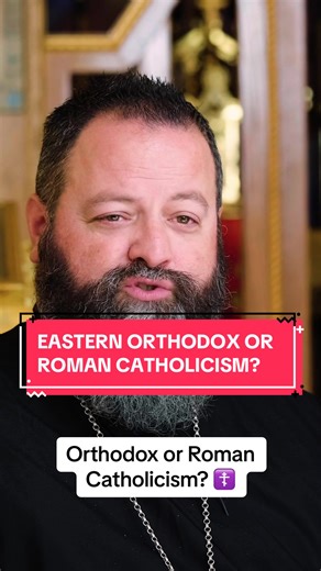 Eastern Orthodox or Roman Catholicism? Full Video On Our Youtube channel: Roots of Orthodoxy ☦️🙏 #easternorthodox #orthodoxchristian #orthodoxy #orthodoxlife #orthodoxfaith #christianlife #christianfaith #orthodoxchristianity #christiansoftiktok #christianitytiktok #catholictiktok #catholictok #catholictiktoker #episcopal #episcopalian #anglican #anglicanchurch #catholicism #romancatholic #easternorthodoxy #russianorthodox #ukrainianorthodox #greekorthodox