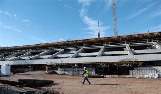 Βοτανικός: Προχωρά η τοποθέτηση νέων κερκίδων, παίρνει μορφή το γήπεδο