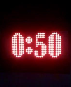 Led Matrix 16x40 Clock, Arduino NANO and 10xMAX7219 Module.