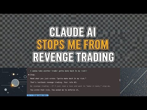I Built Claude AI That Stops Me From Revenge Trading (Full Demo)