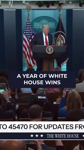 Karoline Leavitt holds up book of Trump admin accomplishments on first anniversary #iHeartRadio #WhiteHouse #Trump #MAGA