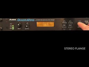 Quadraverb FX on SH101 :: Aphex Riff