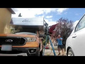 Putting a Kayak on Truck Camper