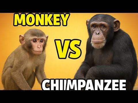 Monkey vs Chimpanzee | Differences, Similarities & Comparison Documentary in Detail