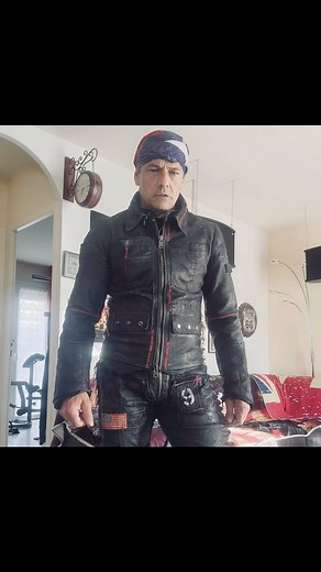 12 reactions | Way down in France. The Leather Bladerunner / Alita Jacket. Do you know which one it is ? Also COD Black pants. Made from recycled / upcycled military. The jacket is new hides cut to the pattern of doom. 26 pieces in all to cut that jacket pattern out. Model @eddy.delepo @alitamovie @bladerunnermovie @neotropolisevent #junkerdesigns #customleatherjacket #upcycledmilitary #todjunker | Junker Designs | Facebook