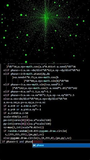 ‎Visual Art & Style with Python 💻✨#ViralShorts #CodingShorts #Satisfying #PythonVisuals #FYP