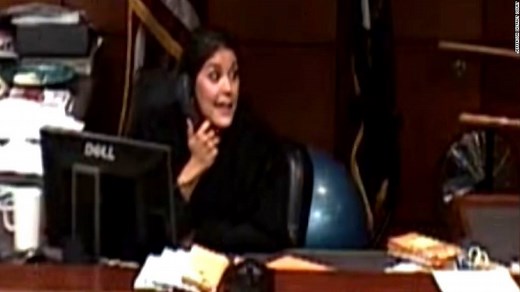 "Can we get her something to cover up with...anything?" Judge explodes over inmate's appearance, 'am I in the Twilight zone?!' http://cnn.it/2aI6oc7 | CNN